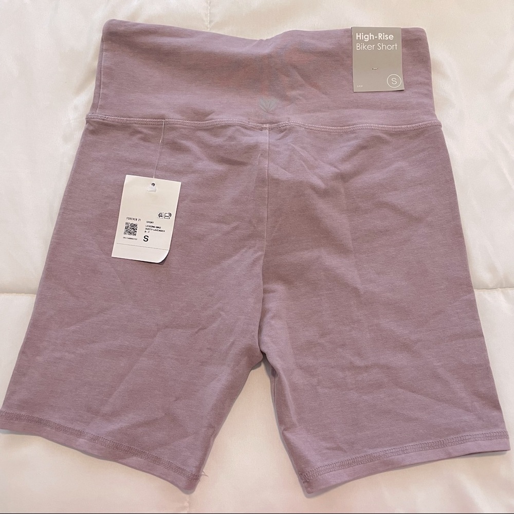 NWT high rise active biker shorts  size S